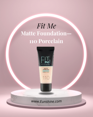 Fit Me Matte & Poreless Foundation – 110 Porcelain