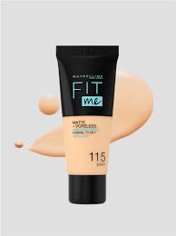 Fit Me Liquid Foundation Matte & Poreless – 115 Ivory (30ml)